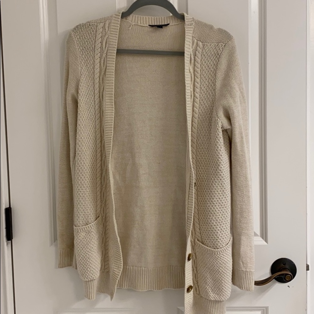 American Eagle Beige Cardigan